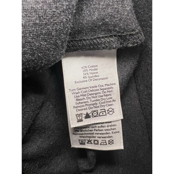 Eddie Bauer Passenger Ponte Leggings Charcoal Gray - Size 8 - Picture 4 of 5